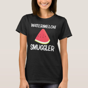 Coole Wassermelone für Männer Rote Melone T-Shirt