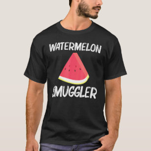 Coole Wassermelone für Männer Rote Melone T-Shirt