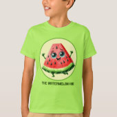 Coole Wassermelonen-Unisex-Kinder T-Shirt (Vorderseite)