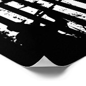 Coole Wasservögel Amerikanische Vintage US-Flagge  Poster (Ecke)