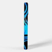 Coole Wasserwaage und Black Liquide Wave Case-Mate iPhone Hülle (Rückseite / Rechts)