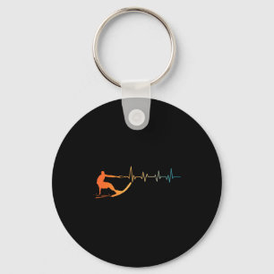 Coole Waterski-Kunst für Männer Frauen Water Ski C Schlüsselanhänger