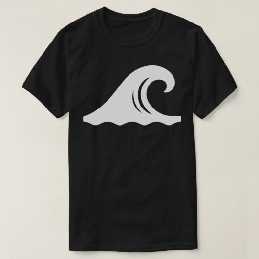 Coole Waves Symbol Surfer Surf Küste B T-Shirt (Design vorne)