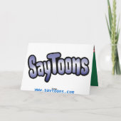 Coole Weihnachten! Feiertagskarte (Rückseite)