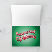 Coole Weihnachten! Feiertagskarte (Innenseite)
