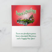 Coole Weihnachten! Feiertagskarte (Innenseite)