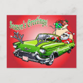 Coole Weihnachten! Feiertagspostkarte (Vorderseite)