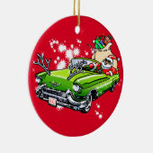 Coole Weihnachten! Keramik Ornament (Rechts)