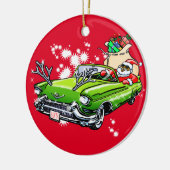 Coole Weihnachten! Keramik Ornament (Links)