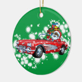 Coole Weihnachten! Keramik Ornament (Links)