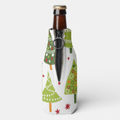 Coole Weihnachtsbäume Flaschenkühler (Flasche Rückseite)