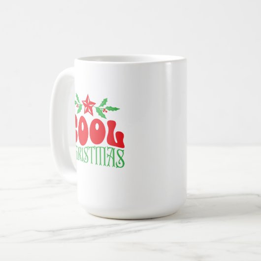 Coole Weihnachtsfeier Tasse - Retro Holiday Chef i (Vorderseite Links)