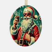 Coole Weihnachtsfeiern Keramik Ornament (Rechts)