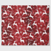 Coole Weihnachtsfeiertage Geschenkpapier (Flach)
