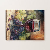 Coole Weinliebhaber Puzzle (Horizontal)