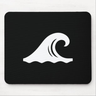 Coole Wellen Symbol Surfer Surfen Surf Küstenstran Mousepad
