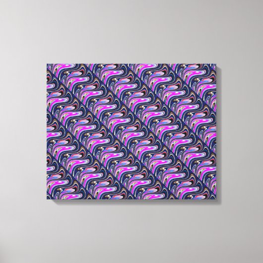 Coole Wellenart Leinwanddruck (Vorderseite)