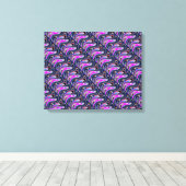Coole Wellenart Leinwanddruck (Insitu (Holzboden))