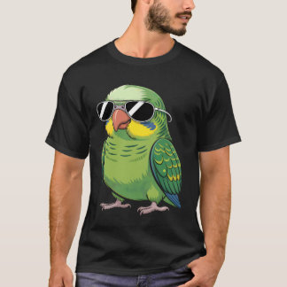 Coole Wellensittich-Sonnenbrille T-Shirt