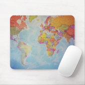 Coole Weltkarte Mousepad (Mit Mouse)