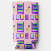 Coole Weltraumschloss Cooler Selters Dosenkühler (Rückseite)