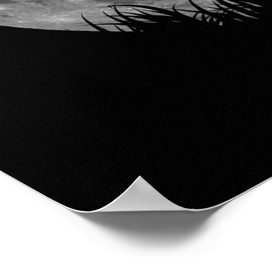 Coole Werewolf Vollmond Transformation Poster (Ecke)