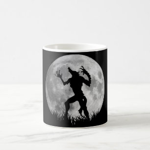 Coole Werewolf-Vollmond-Umwandlung Kaffeetasse