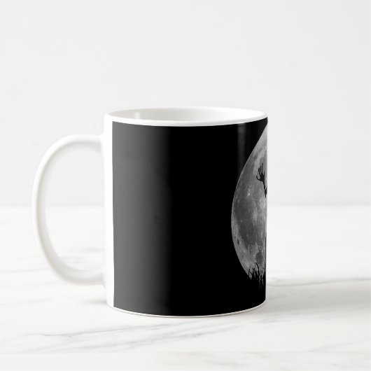 Coole Werewolf-Vollmond-Umwandlung Kaffeetasse (Links)