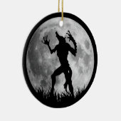 Coole Werewolf-Vollmond-Umwandlung Keramikornament (Rechts)