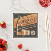 Coole Whisky-Liebhaber Serviette (Beispiel)