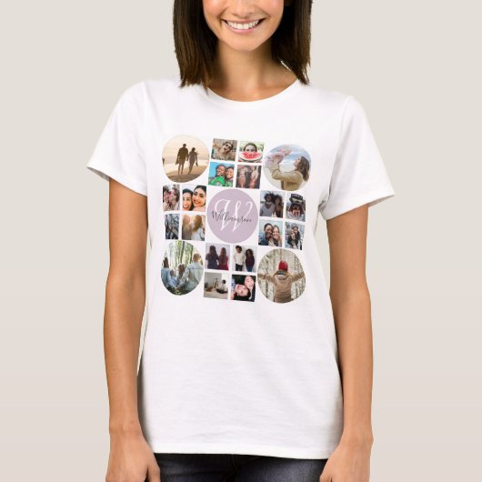 Coole Wiedersehen 20 FotoCollage T-Shirt (Vorderseite)