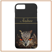 Coole wilde Eule iPhone Hülle