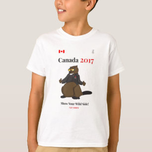 Coole wilde Seite Kanadas 150 im Jahre 2017 T-Shirt