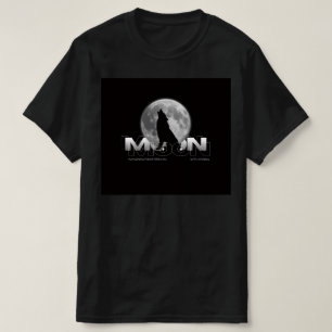 Coole wilde Tier-Natur-Typografie Pastellblau T-Shirt