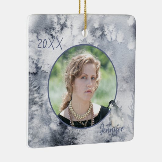 Coole Winterfoto-Vorlage Keramikornament (Rechts)