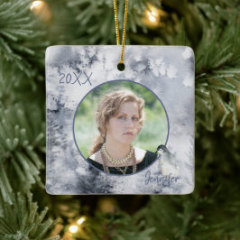 Coole Winterfoto-Vorlage Keramikornament