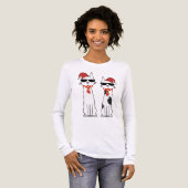 Coole Winterkatzen Tri-Blend Shirt (Vorderseite voll)