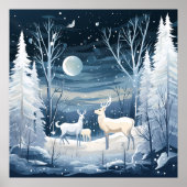 Coole Winterregenliebhaber Poster (Vorne)