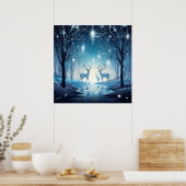 Coole Winterregenliebhaber Poster (Küche)