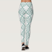 Coole Winterschneeflocken-Leggings Leggings (Rückseite)