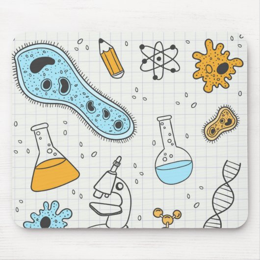 Coole Wissenschaft Geek Biologie Mousepad (Vorne)
