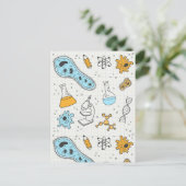 Coole Wissenschaft Geek Biologie Postkarte (Stehend Vorderseite)