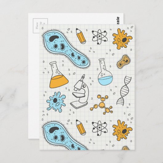Coole Wissenschaft Geek Biologie Postkarte (Vorne/Hinten)