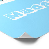 Coole Wissenschaftsbiologie Mädchenname Plakat (Ecke)