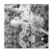 Coole Wohngestaltung aus schwarzem und weißem Marm Fliese (Vorderseite)