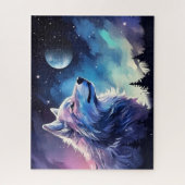 Coole Wolf-Tierliebhaber Puzzle (Vertikal)