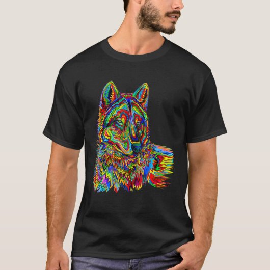 Coole Wolfenkleidung 1 T-Shirt (Vorderseite)
