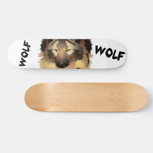 Coole Wolfskateboard-Plattform Skateboard (Horizontal)