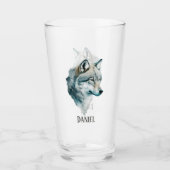 coole Wolfsliebhaber geben Namen Glas (Vorderseite)