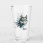 coole Wolfsliebhaber geben Namen Glas (Rückseite)